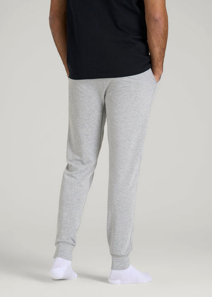 American Tall Men Sleep Joggers for Tall Men in Grey Mix