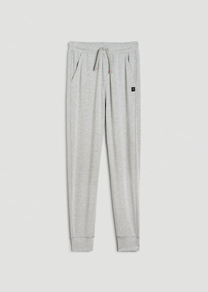 American Tall Men Sleep Joggers for Tall Men in Grey Mix