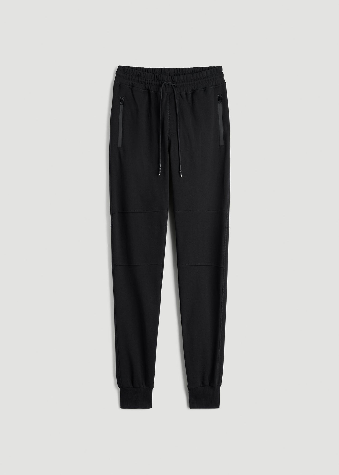 American Tall Men Wearever French Terry Joggers for Tall Men in Black