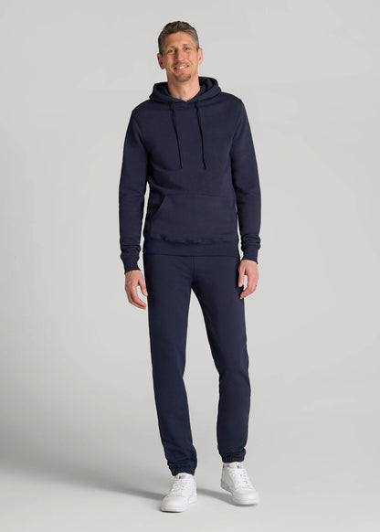 American Tall Men Wearever French Terry Sweatpants for Tall Men in Navy