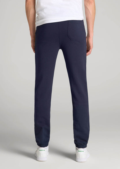 American Tall Men Wearever French Terry Sweatpants for Tall Men in Navy