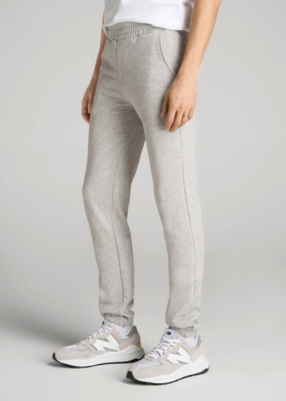American Tall Men Wearever French Terry Sweatpants for Tall Men in Grey Mix