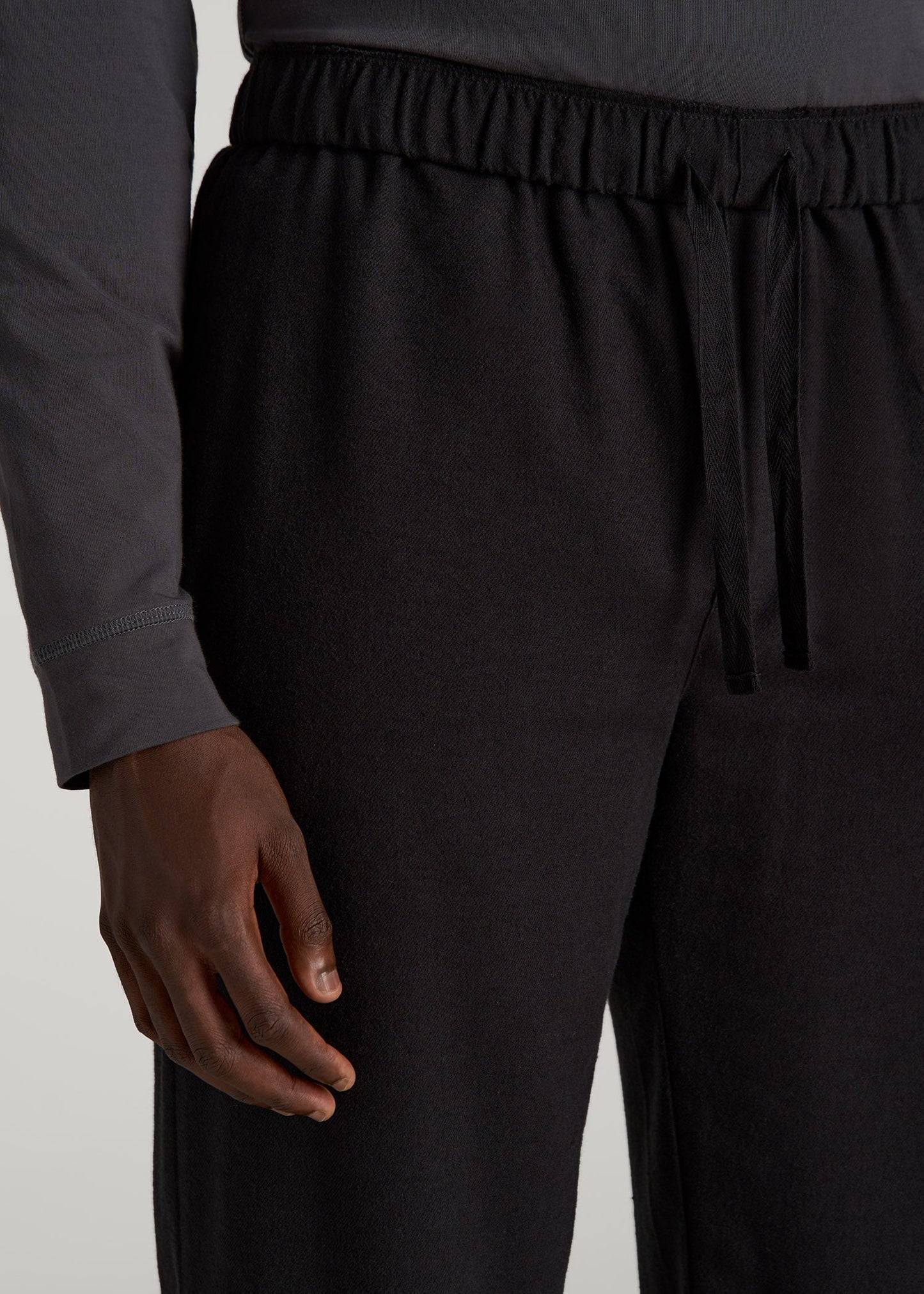 American Tall Men Pajama Pants for Tall Men in Charcoal Mix