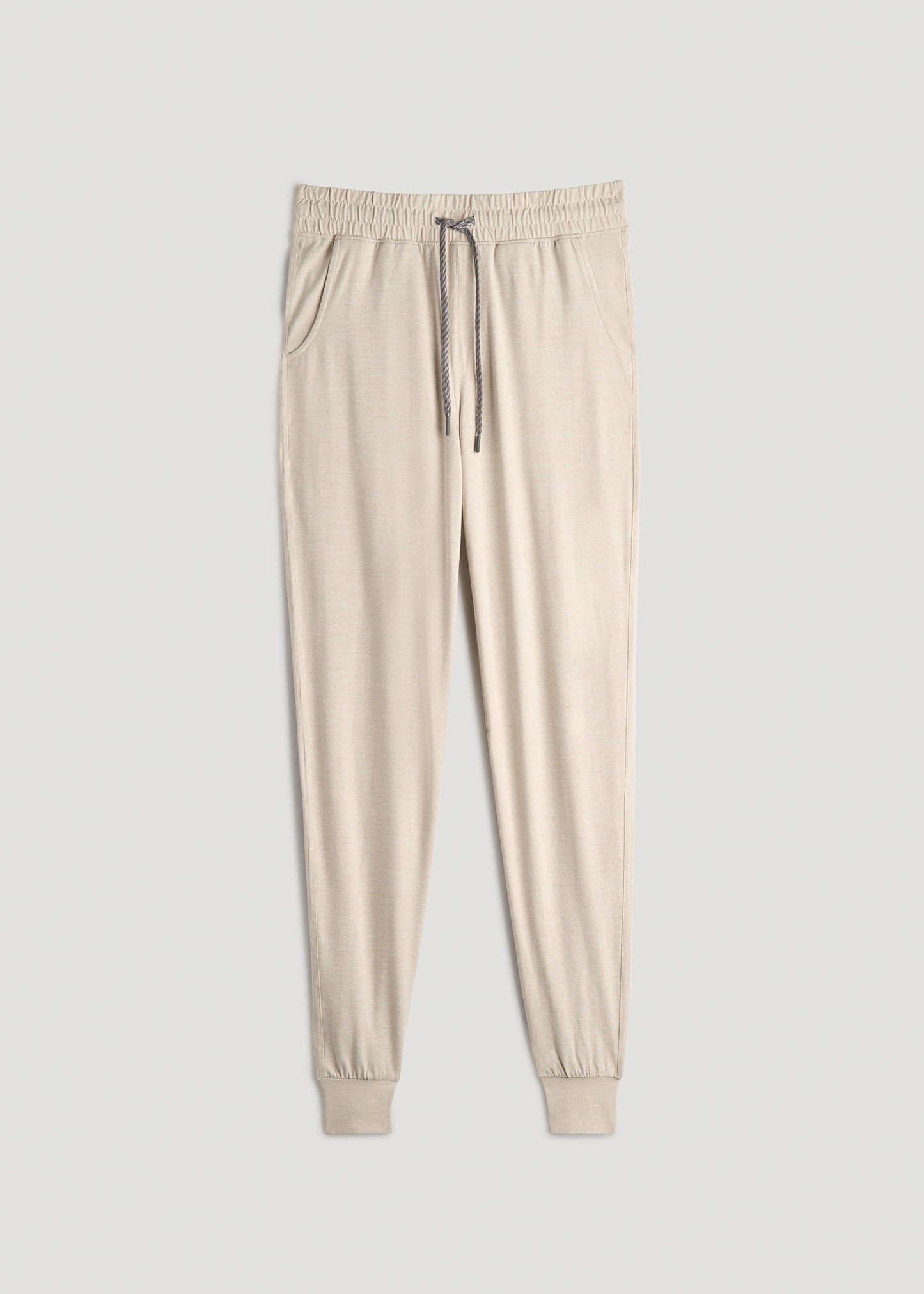 American Tall Men Weekender Stretch Lounge Joggers for Tall Men in Stone Heather