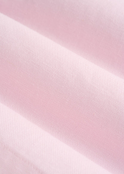 American Tall Men Stretch Cotton Linen Blend Shorts for Tall Men in Barely Pink