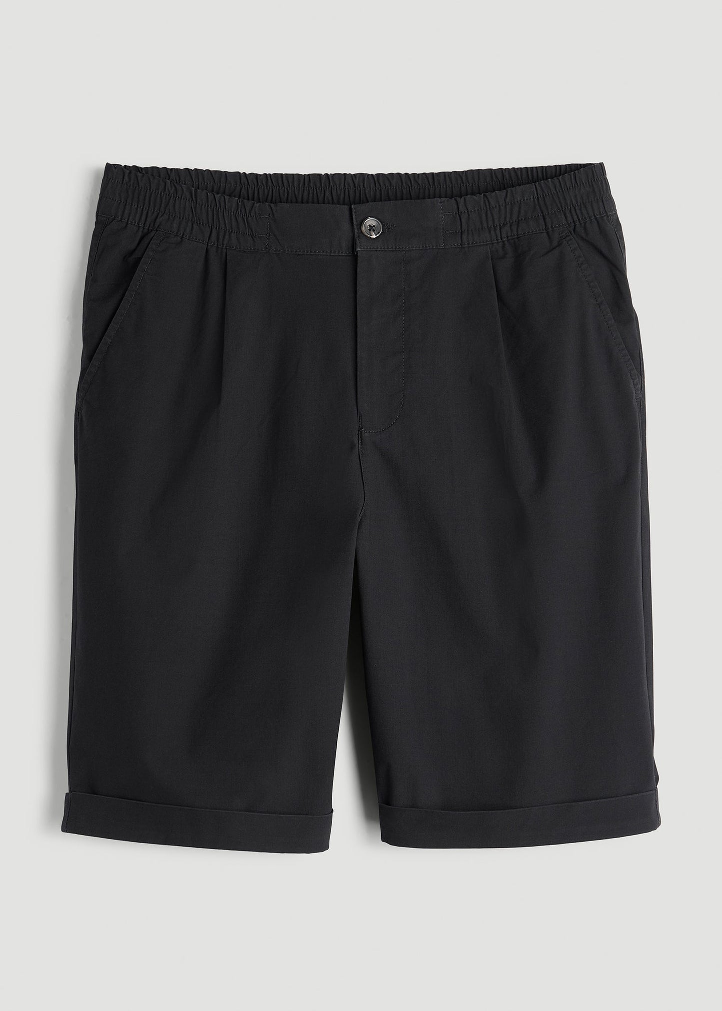 American Tall Men Bermuda Shorts for Tall Men in Black