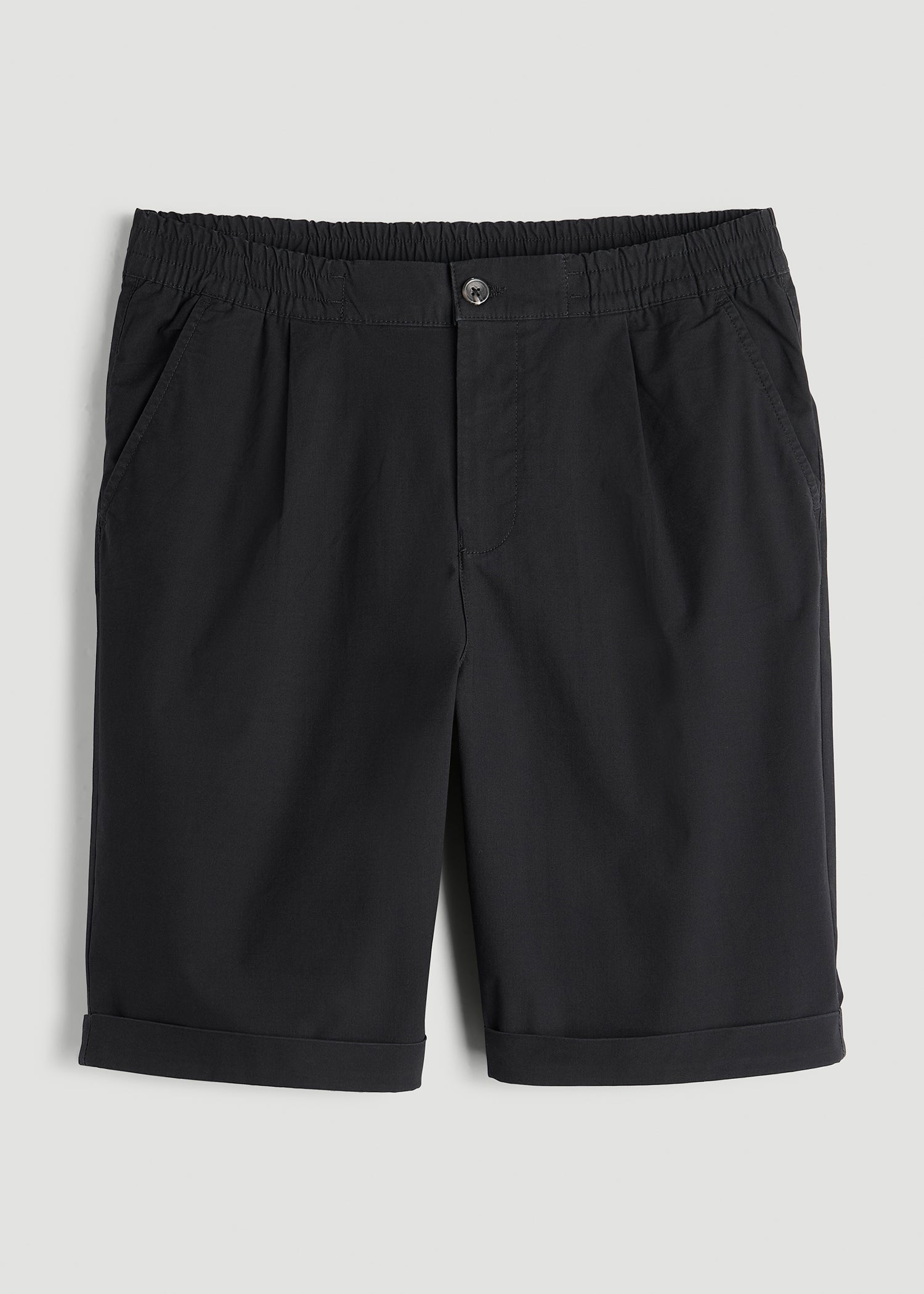 American Tall Men Bermuda Shorts for Tall Men in Black