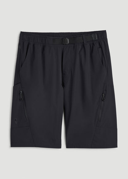 American Tall Men 10 Pocket Hiking Short for Tall Men in Black