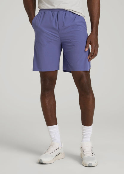 American Tall Men 2-in-1 Featherweight Running Short for Tall Men in Future Dusk