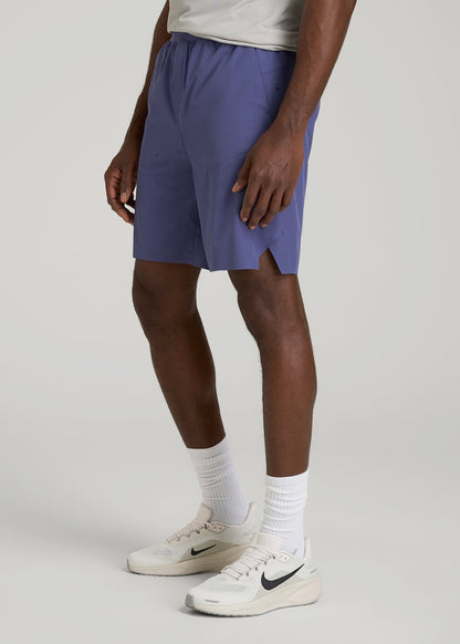 American Tall Men 2-in-1 Featherweight Running Short for Tall Men in Future Dusk