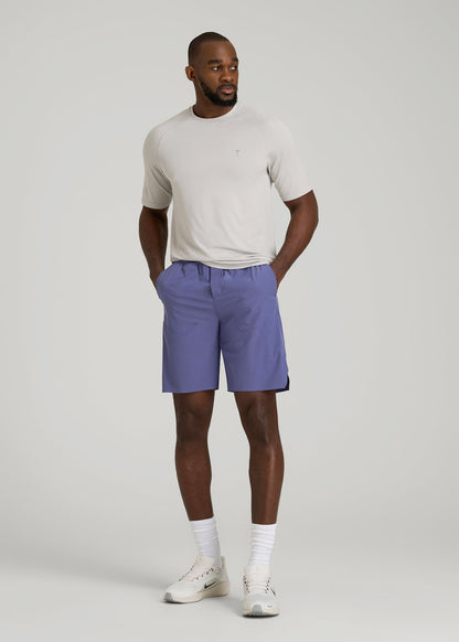 American Tall Men 2-in-1 Featherweight Running Short for Tall Men in Future Dusk