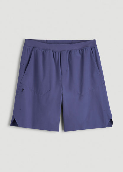 American Tall Men 2-in-1 Featherweight Running Short for Tall Men in Future Dusk