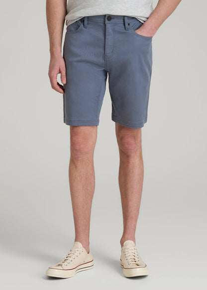 American Tall Men Everyday Comfort 5 Pocket Short for Tall Men in Blue Slate