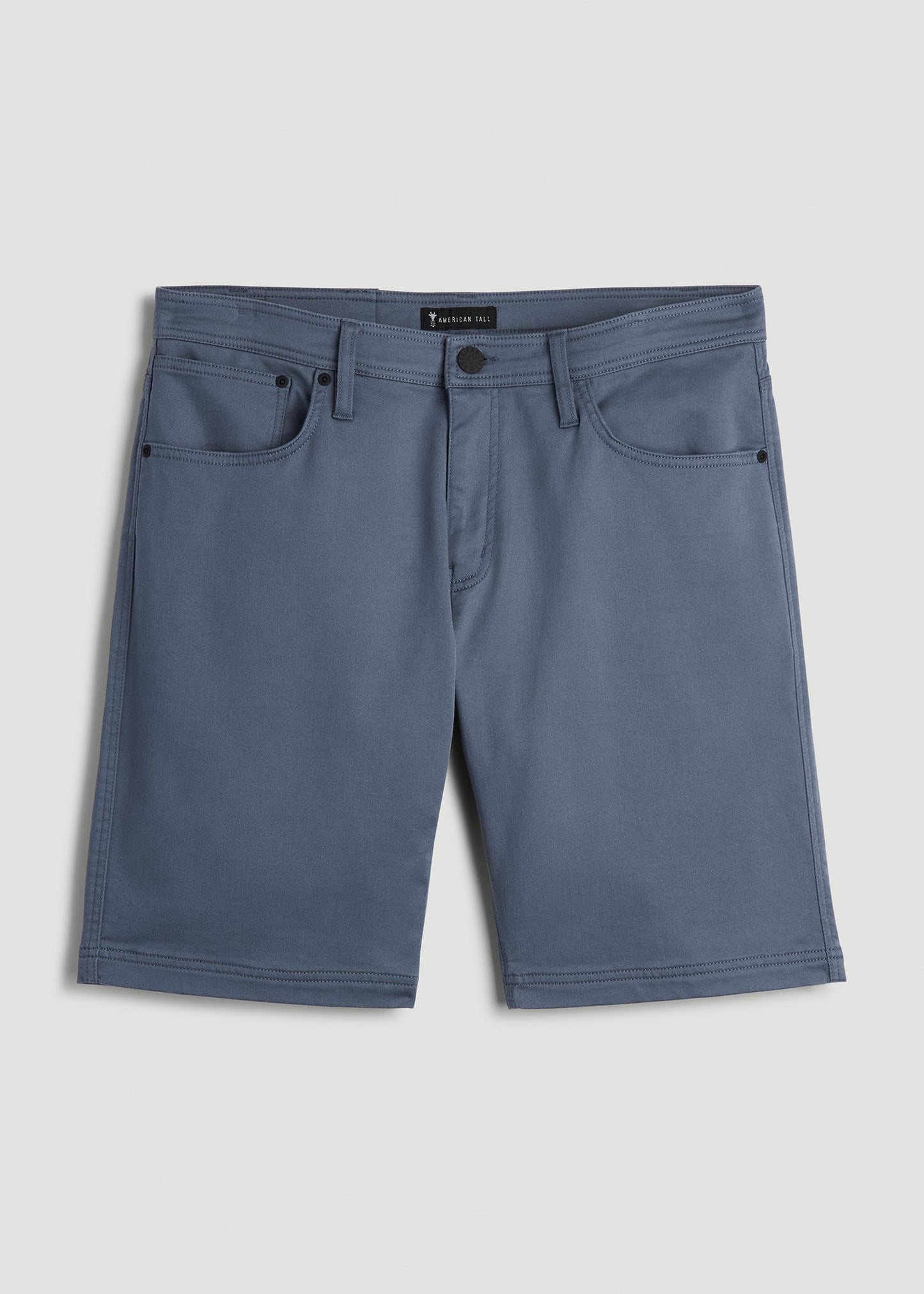American Tall Men Everyday Comfort 5 Pocket Short for Tall Men in Blue Slate