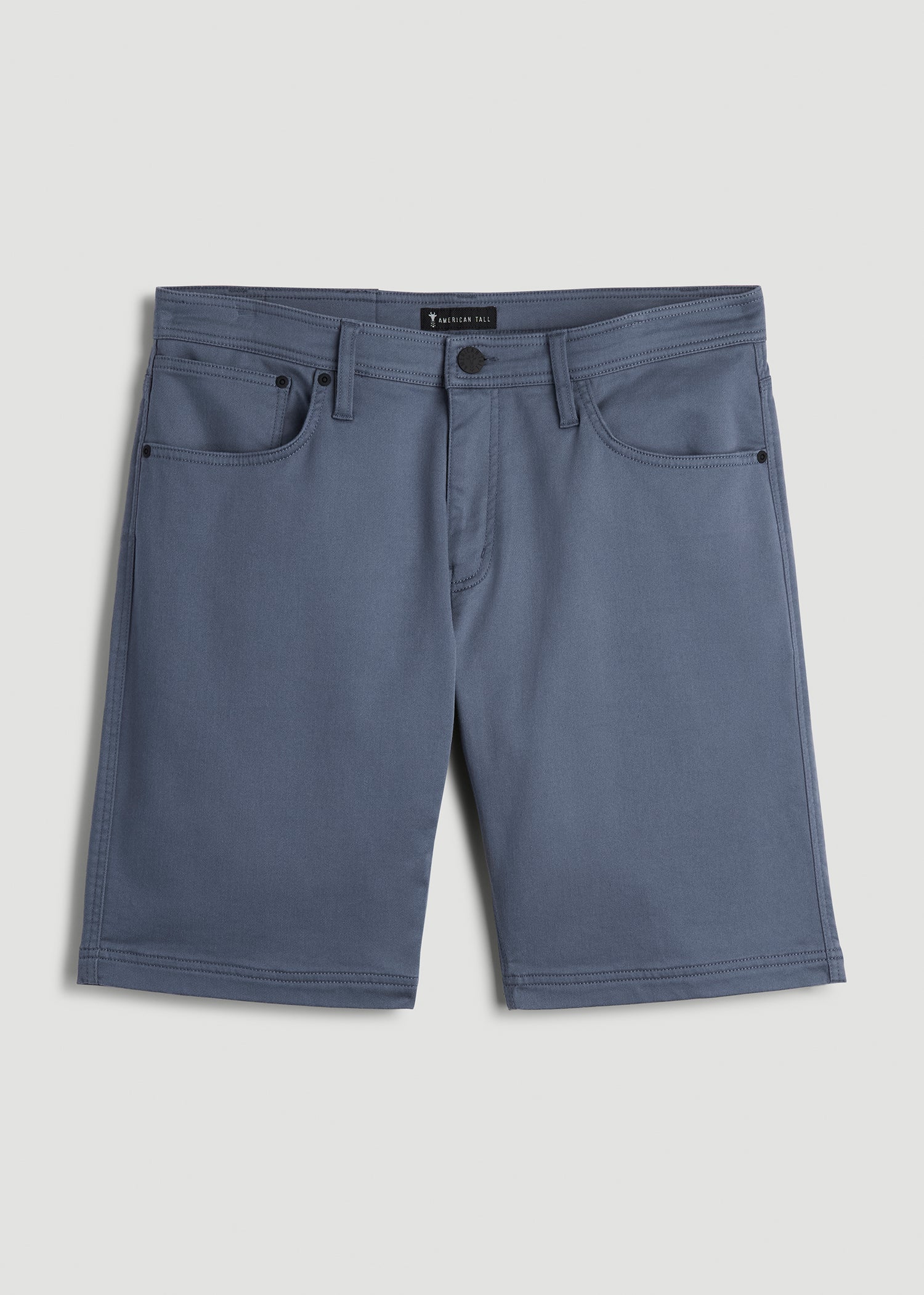 American Tall Men Everyday Comfort 5 Pocket Short for Tall Men in Blue Slate