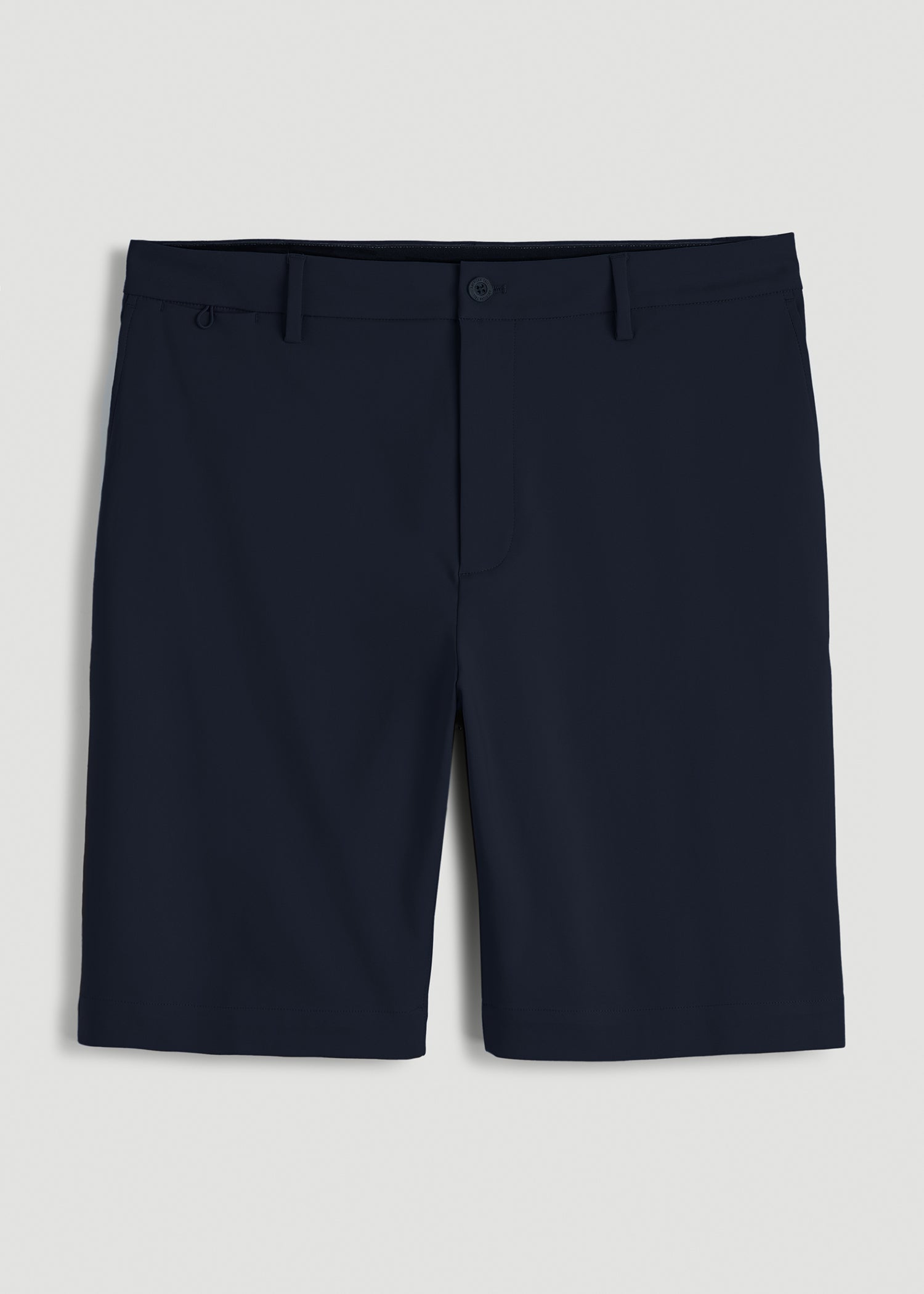 American Tall Men Tech Chino Shorts for Tall Men in Deep Navy