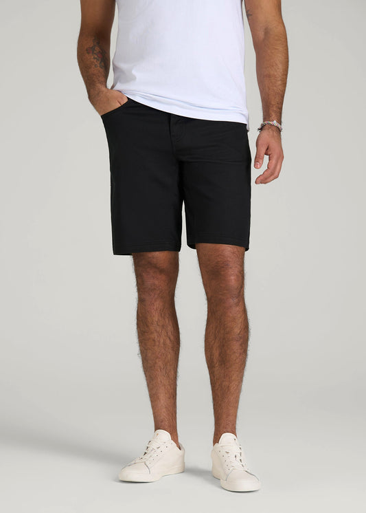 American Tall Men Everyday Comfort 5 Pocket Short for Tall Men in Black