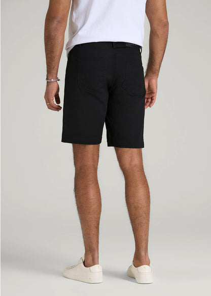 American Tall Men Everyday Comfort 5 Pocket Short for Tall Men in Black