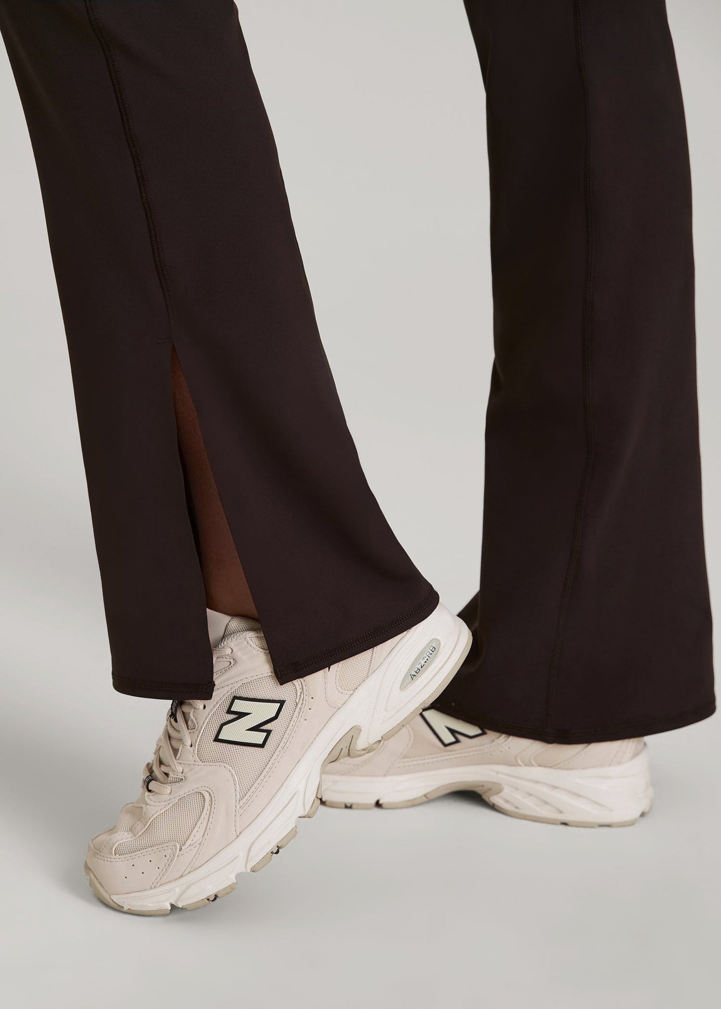 American Tall Men|Women Balance Split Flare Pants for Tall Women in Espresso