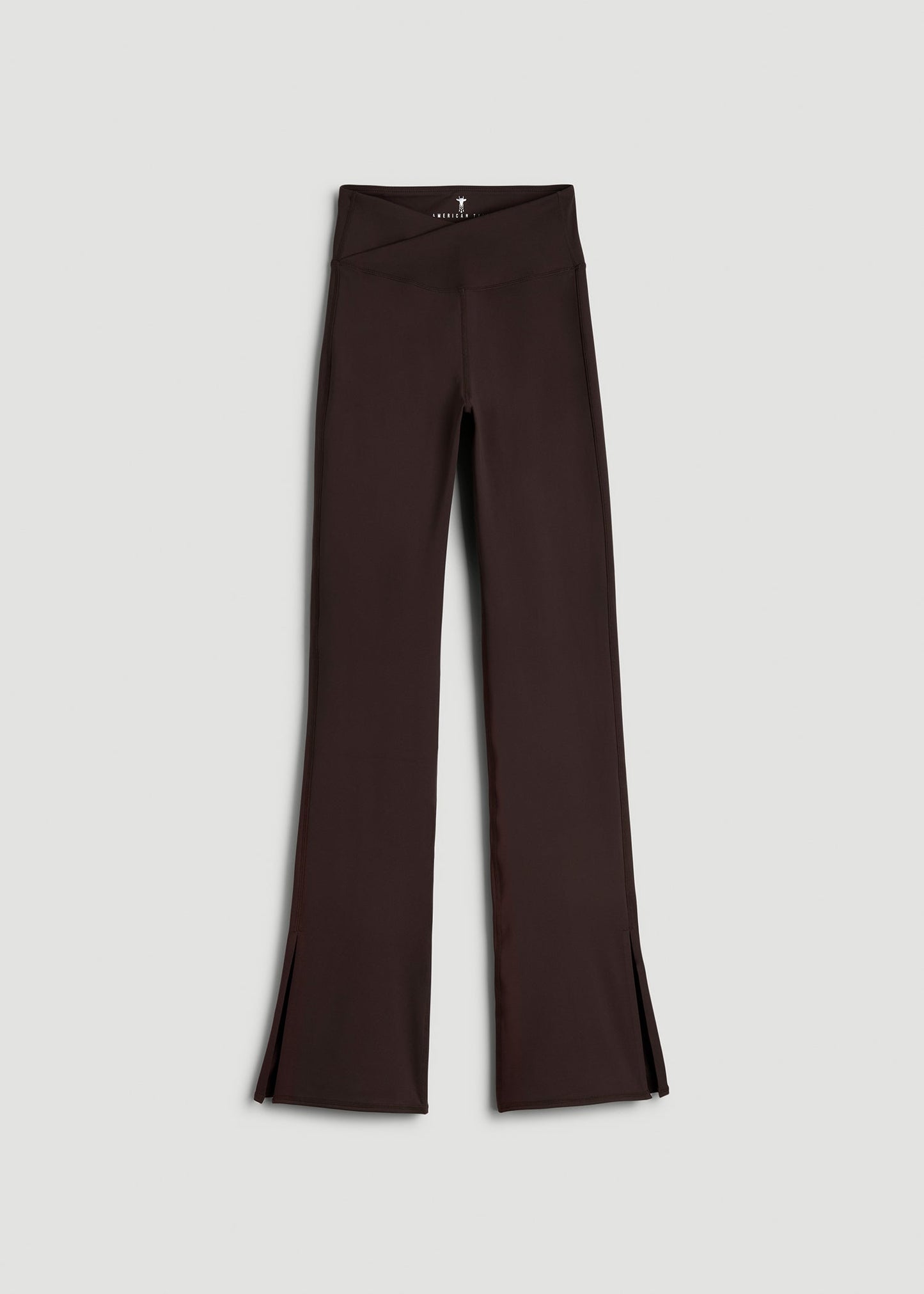 American Tall Men|Women Balance Split Flare Pants for Tall Women in Espresso