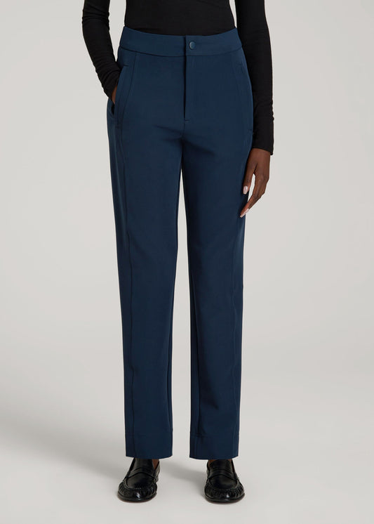 American Tall Men|Women Traveler Tapered Fit Pant for Tall Women in Navy