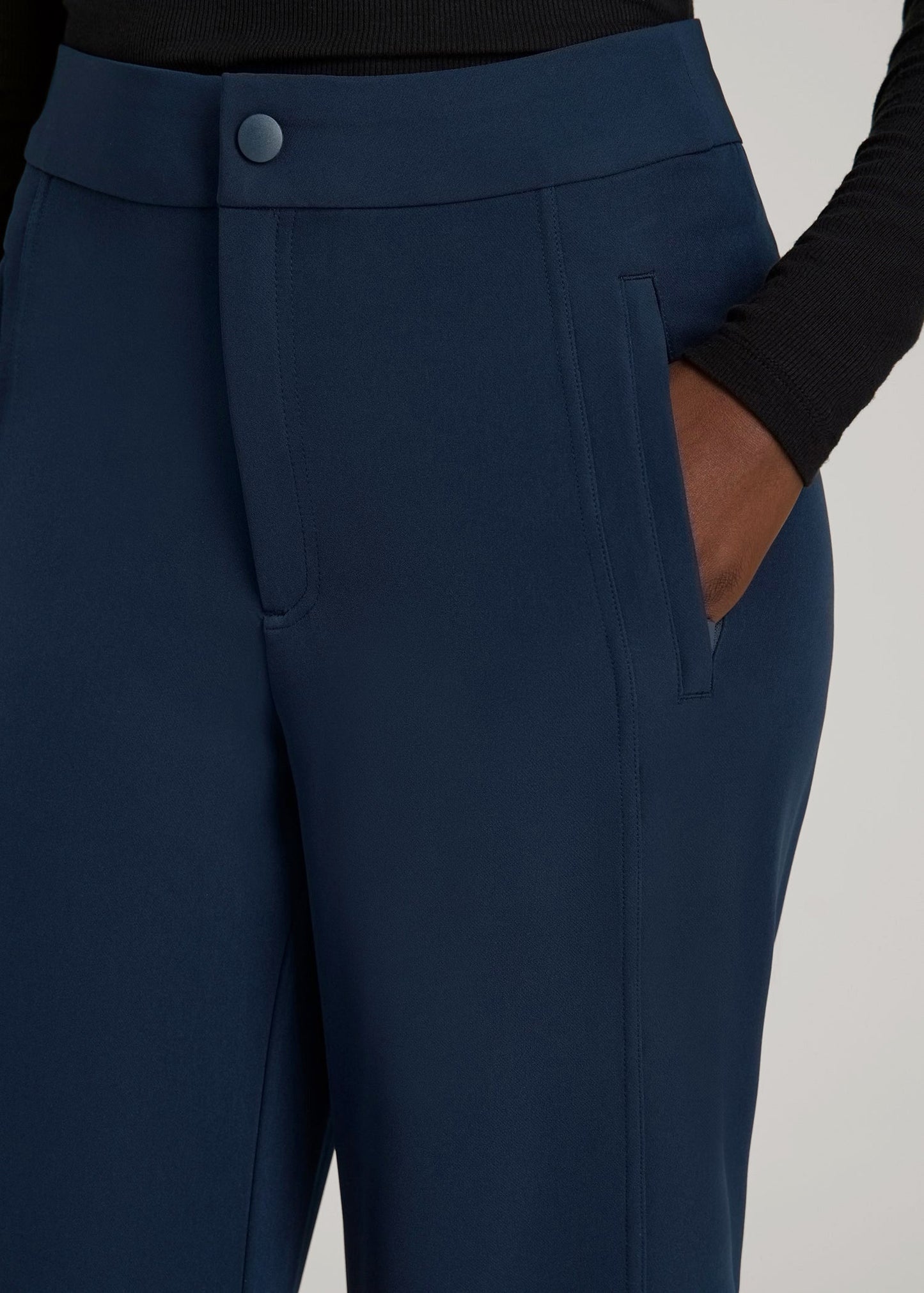 American Tall Men|Women Traveler Tapered Fit Pant for Tall Women in Navy