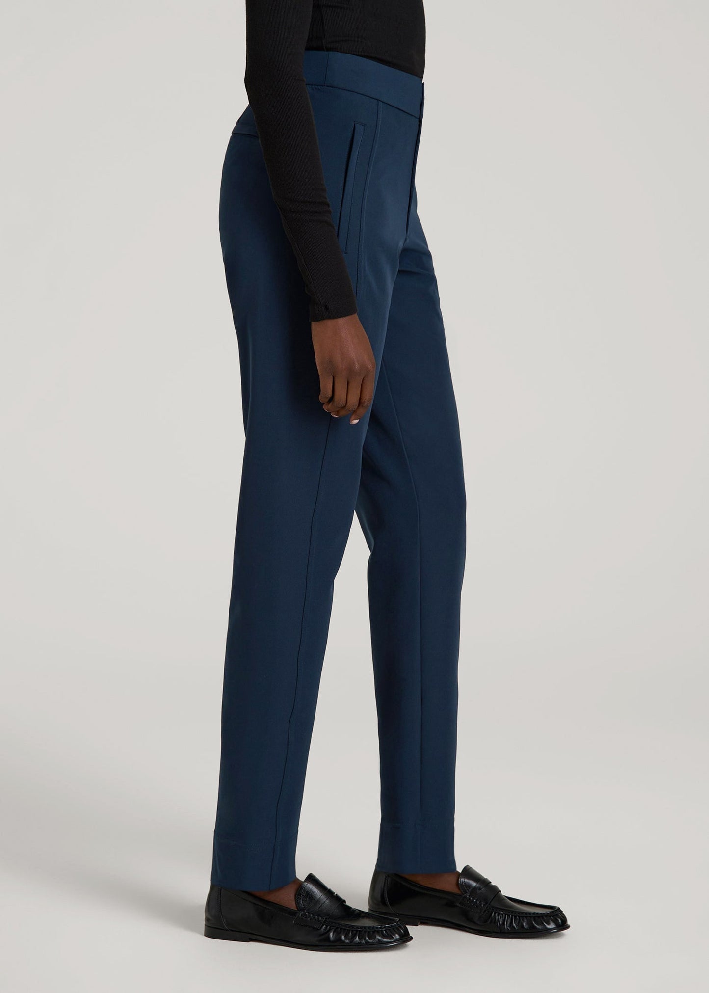 American Tall Men|Women Traveler Tapered Fit Pant for Tall Women in Navy