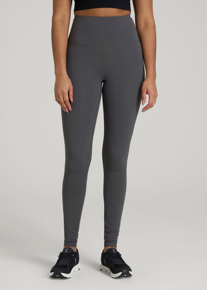 American Tall Men|Women Balance High-Rise Leggings for Tall Women in Iron Grey