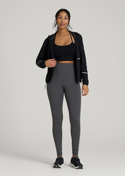 American Tall Men|Women Balance High-Rise Leggings for Tall Women in Iron Grey