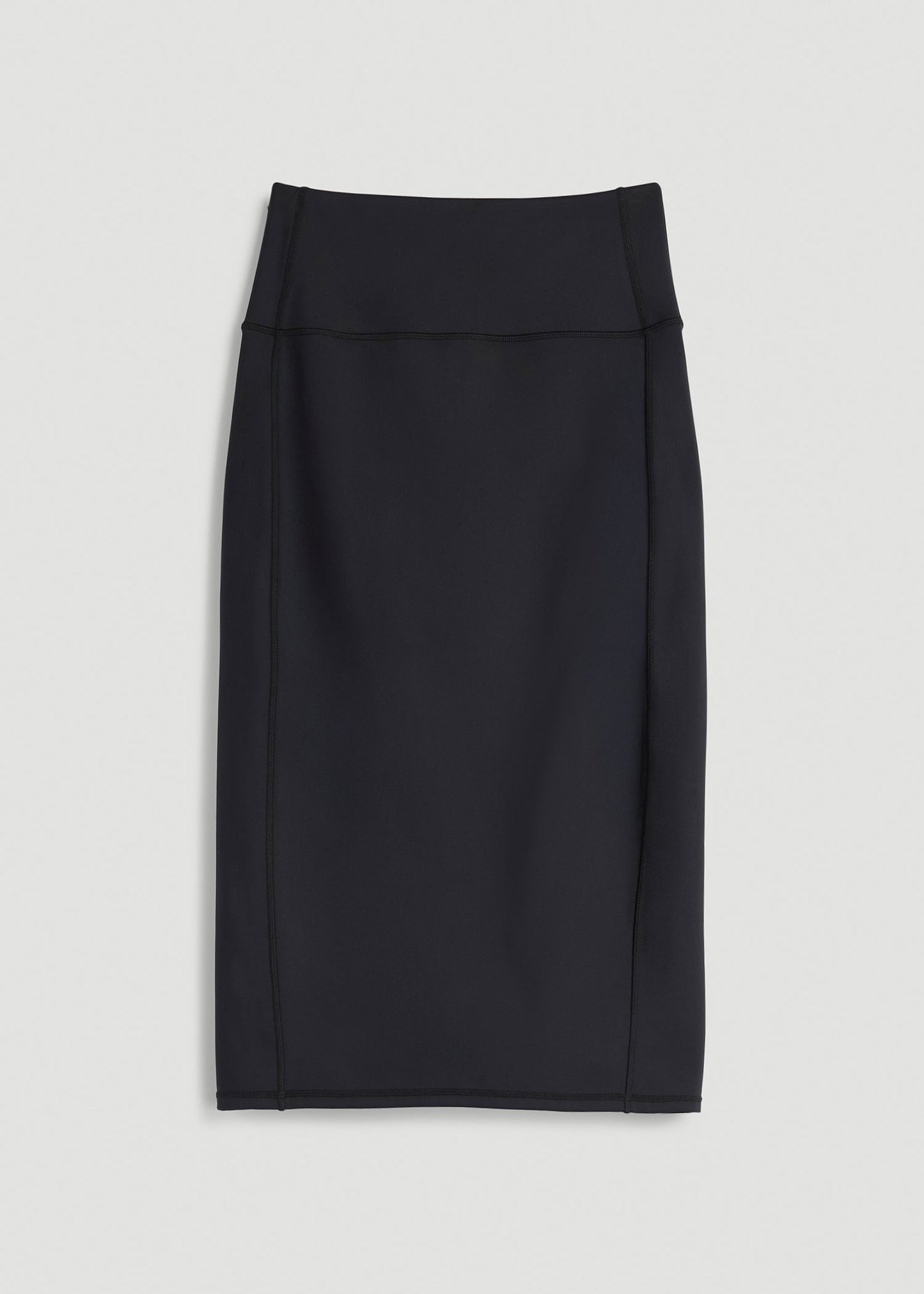 American Tall Men|Women Balance Slim Fit High Rise Skirt for Tall Women in Black