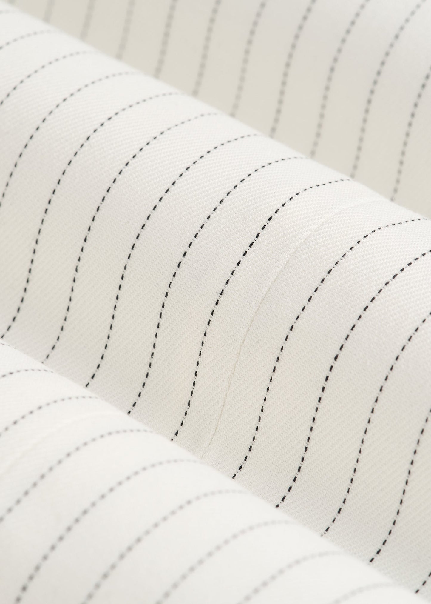 American Tall Men|Women High-Rise Wide-Leg Pleated Dress Pants for Tall Women in Off White Pinstripe