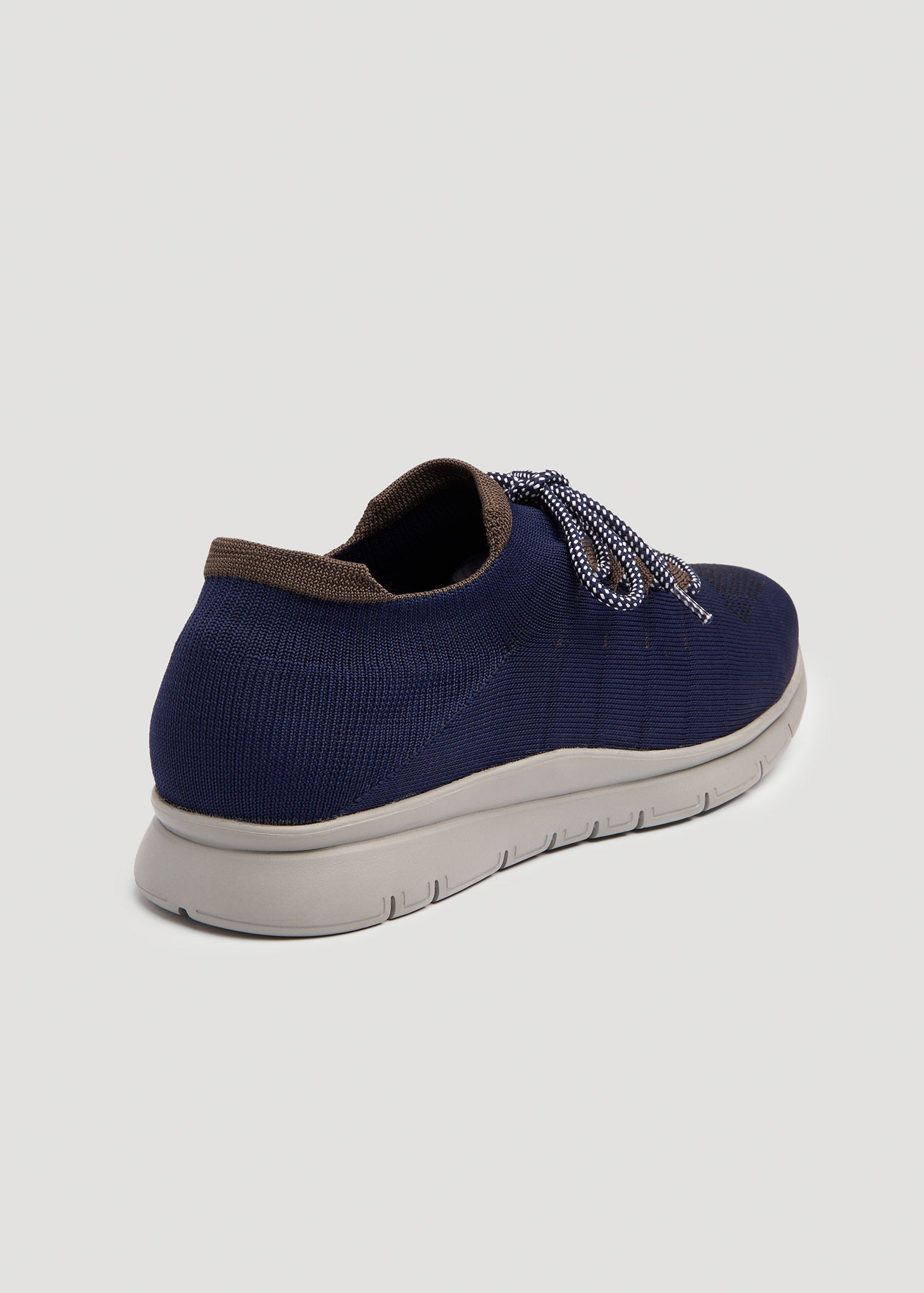 American Tall Men Knit Running Shoes for Tall Men in Navy