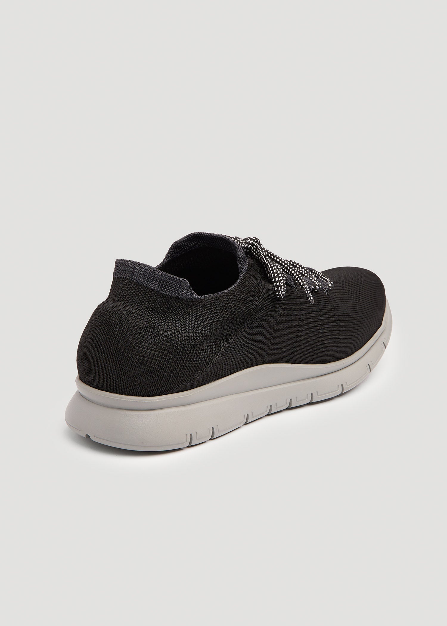 American Tall Men Knit Running Shoes for Tall Men in Black