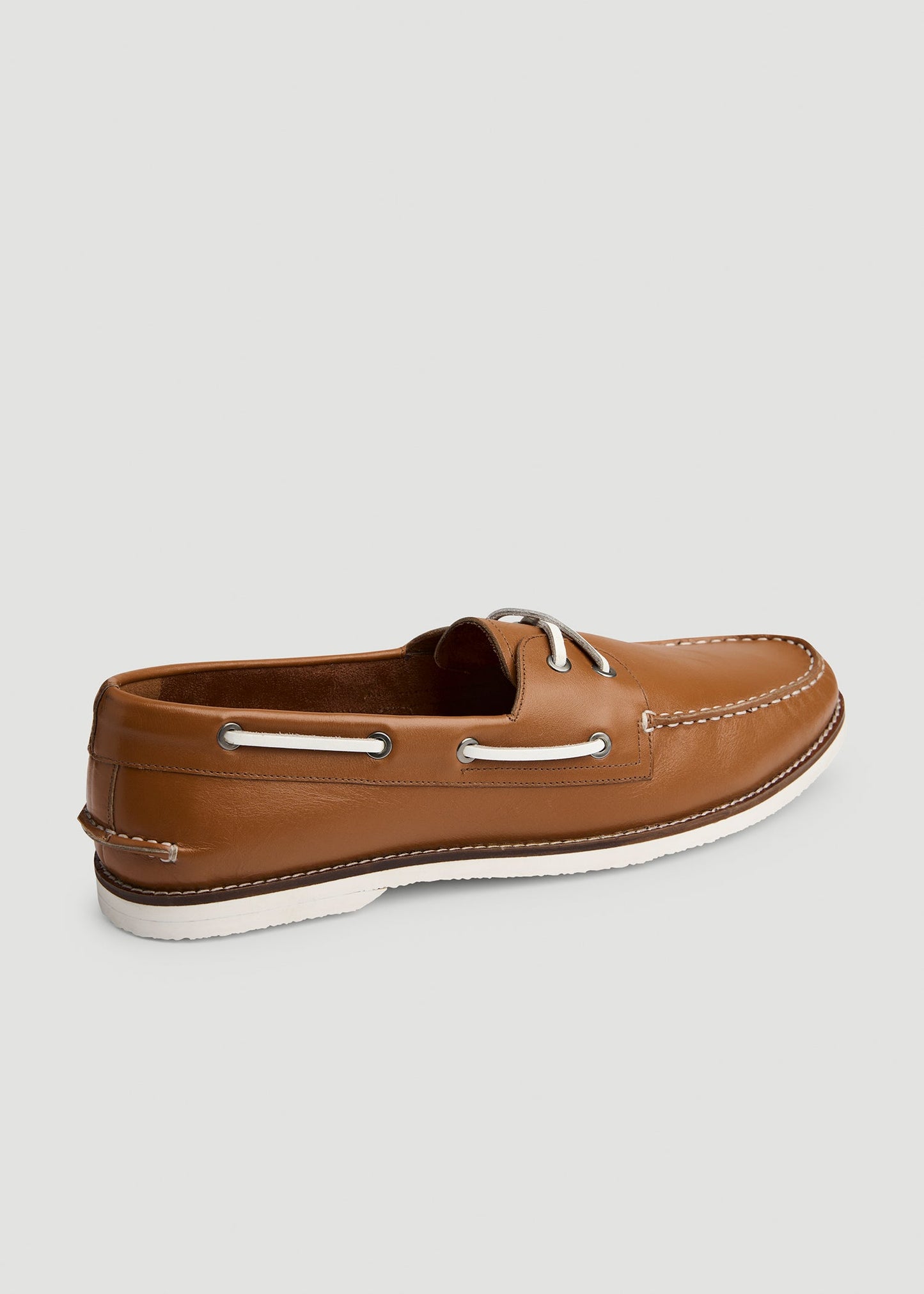 American Tall Men Boat Shoe for Tall Men in Beige