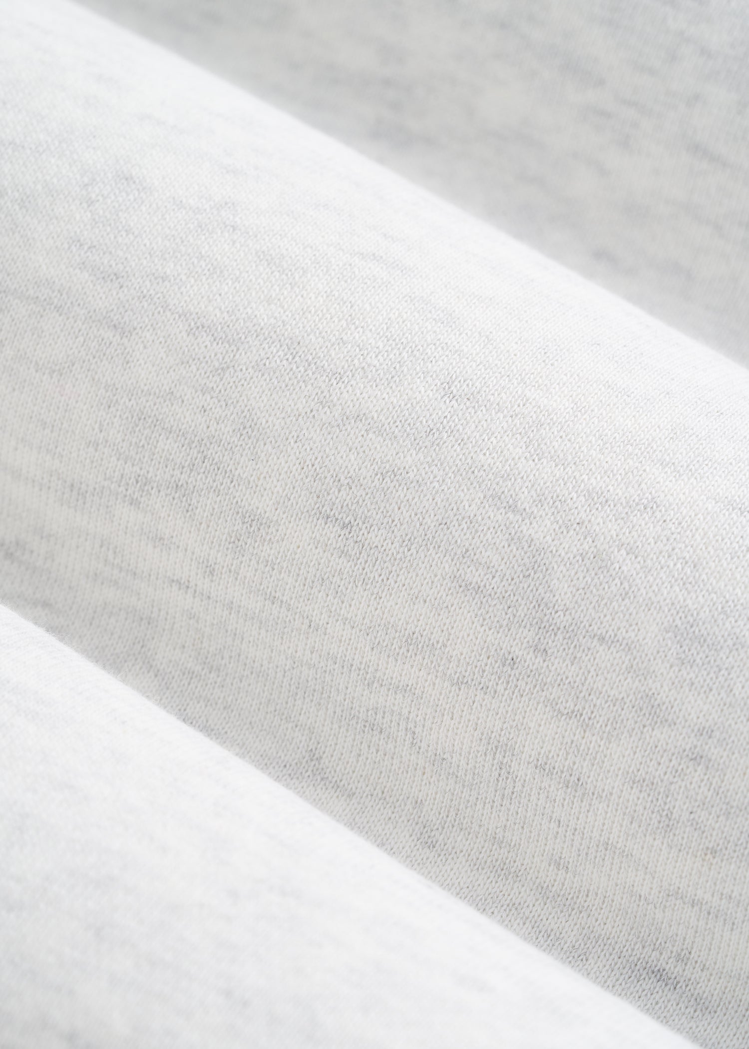 American Tall Women Wearever Fleece Open-Bottom Sweatpants for Tall Women in Heather Cloud White