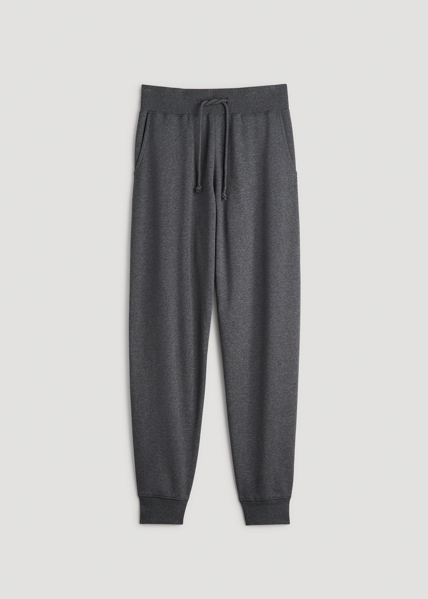American Tall Women A.T. Basics Athletic Joggers for Tall Women in Charcoal Mix
