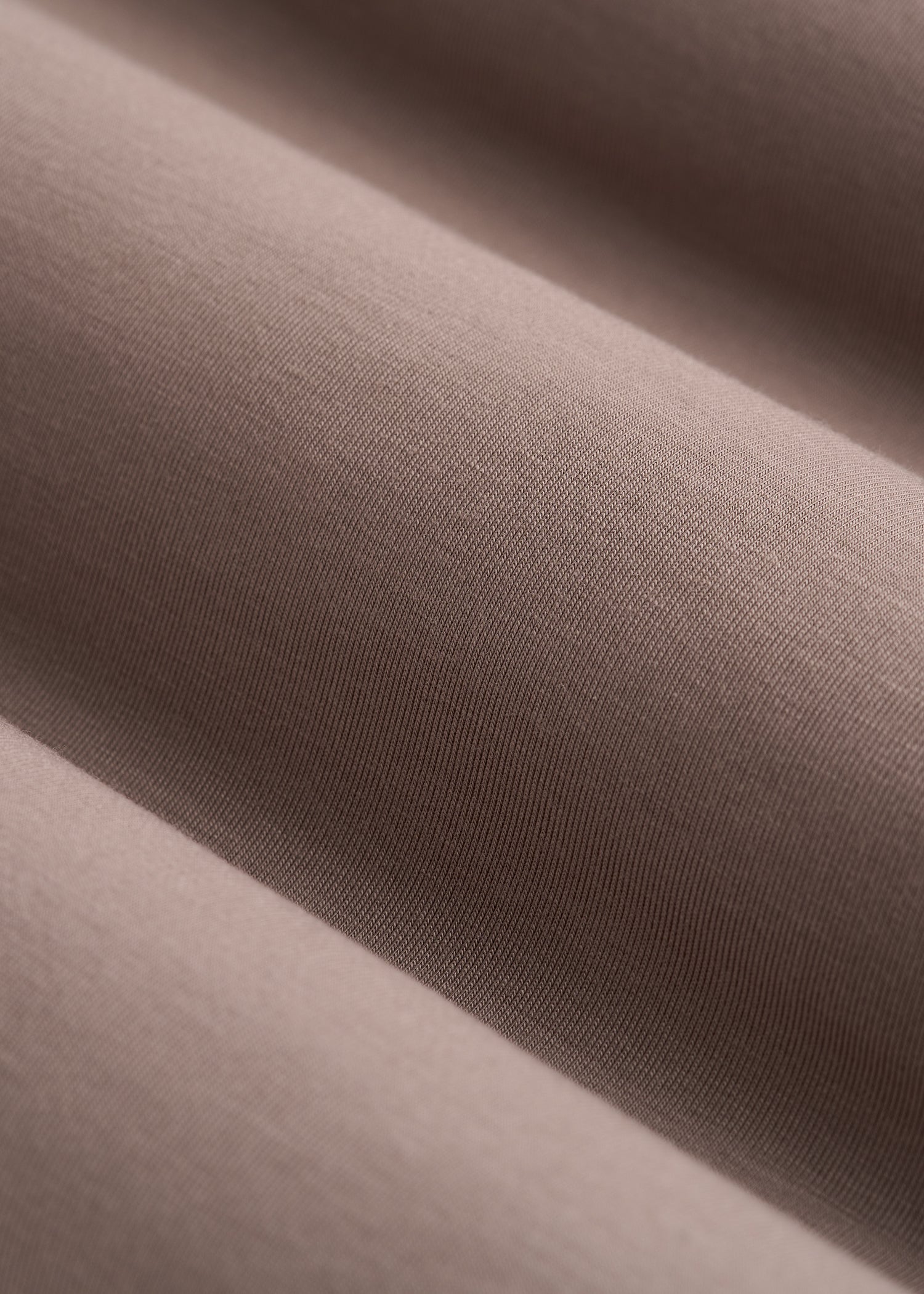 American Tall Women|Men Boatneck Long Sleeve Exposed Seam Top for Tall Women in Dark Sand
