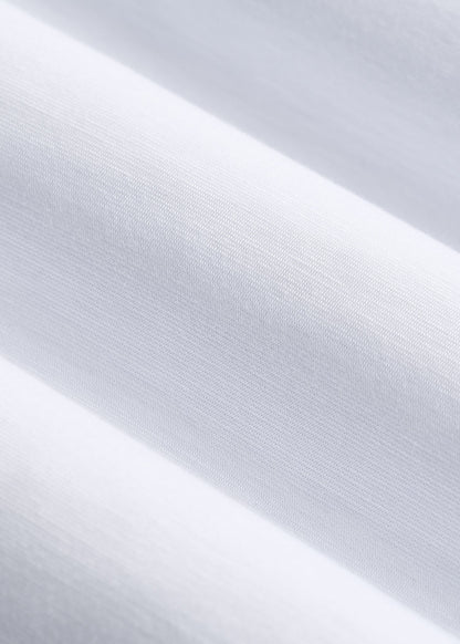 American Tall Women|Men Slub Knit Button-Up Shirt for Tall Women in Bright White