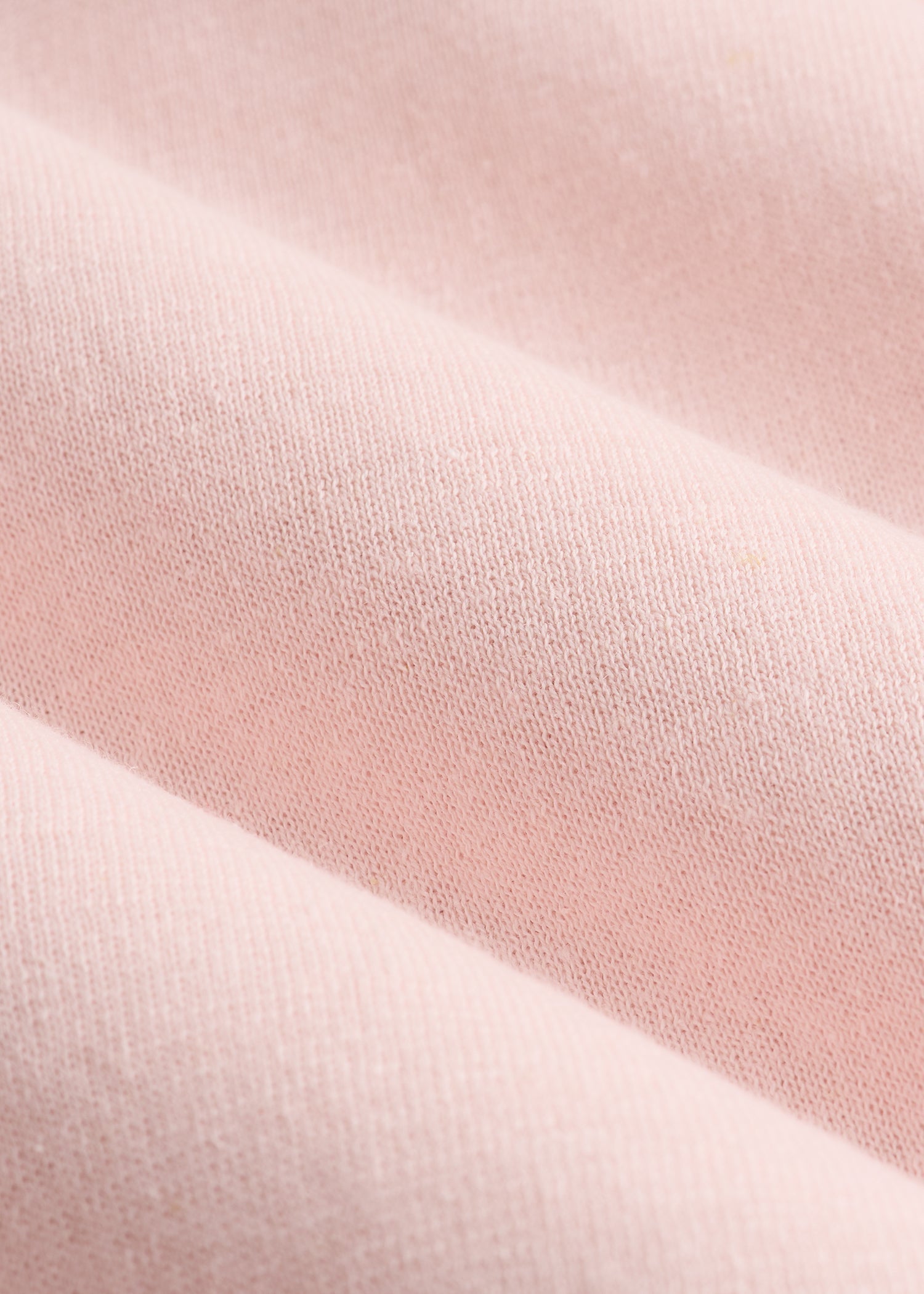 American Tall Women|Men Linen Blend Split Hem V-Neck Sweater for Tall Women in Hush Pink