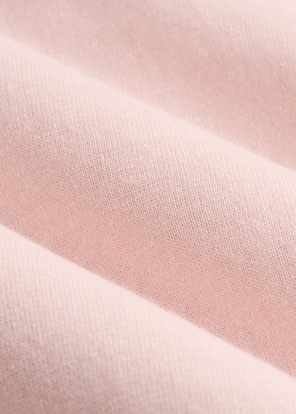 American Tall Women|Men Linen Blend Split Hem V-Neck Sweater for Tall Women in Hush Pink