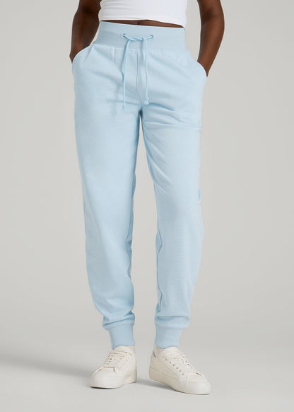 American Tall Women A.T. Basics Athletic Joggers for Tall Women in Ice Blue