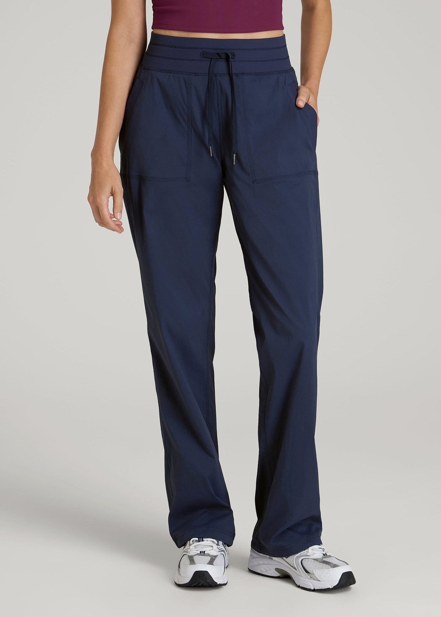 American Tall Women High-Rise After Practice Pant for Tall Women in Navy