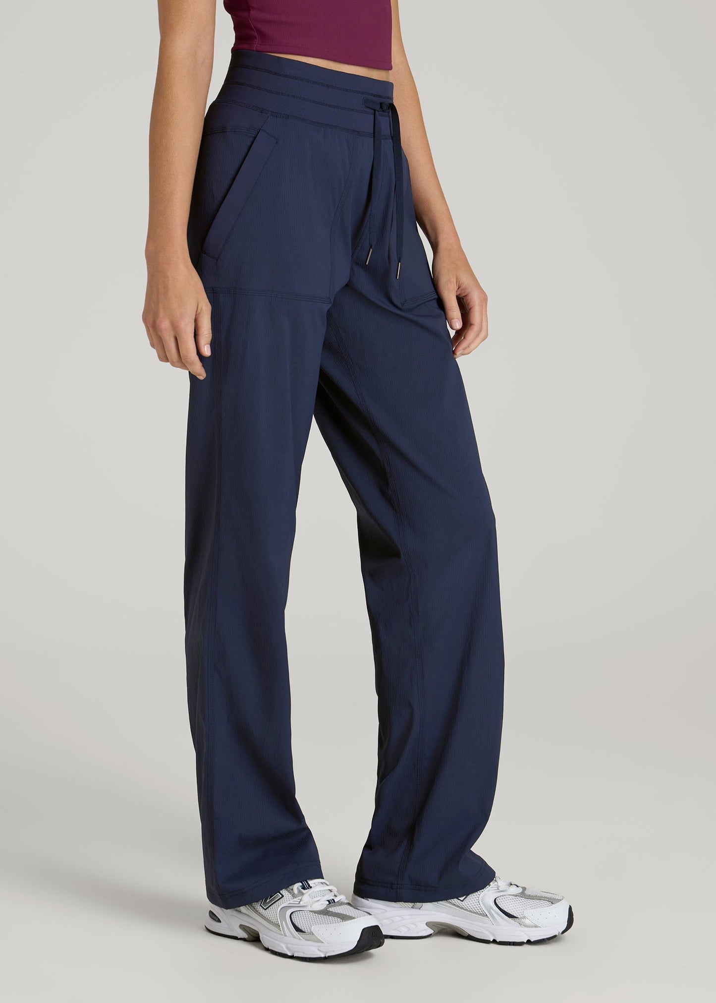 American Tall Women High-Rise After Practice Pant for Tall Women in Navy