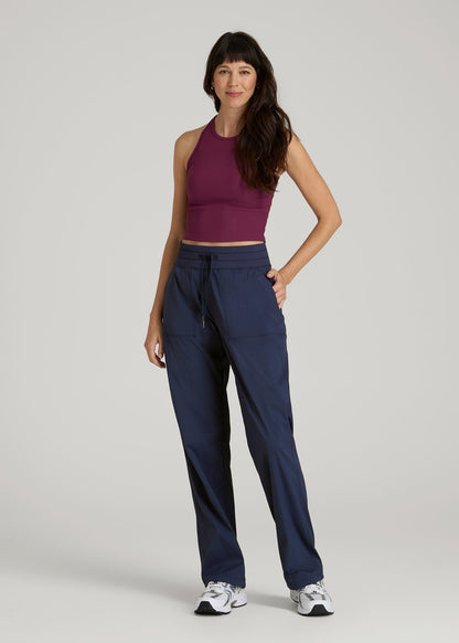 American Tall Women High-Rise After Practice Pant for Tall Women in Navy