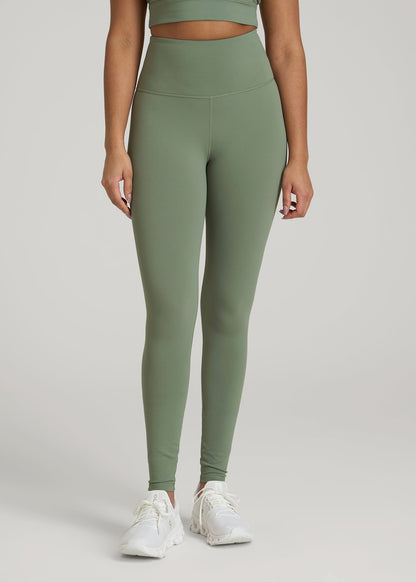 American Tall Women|Men Balance High-Rise Leggings for Tall Women in Dark Seagrass