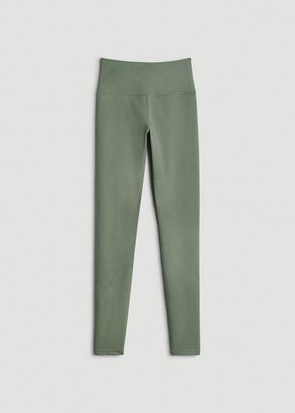 American Tall Women|Men Balance High-Rise Leggings for Tall Women in Dark Seagrass