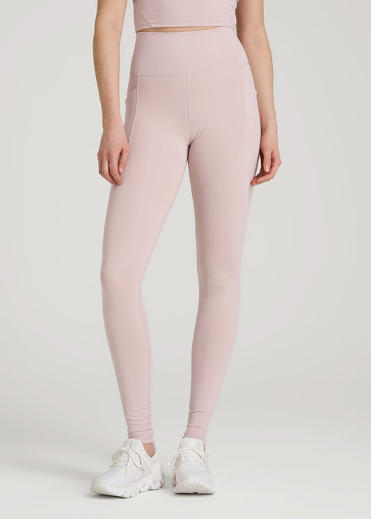 American Tall Women|Men Balance Cinched Back Pocket Legging for Tall Women in Desert Rose