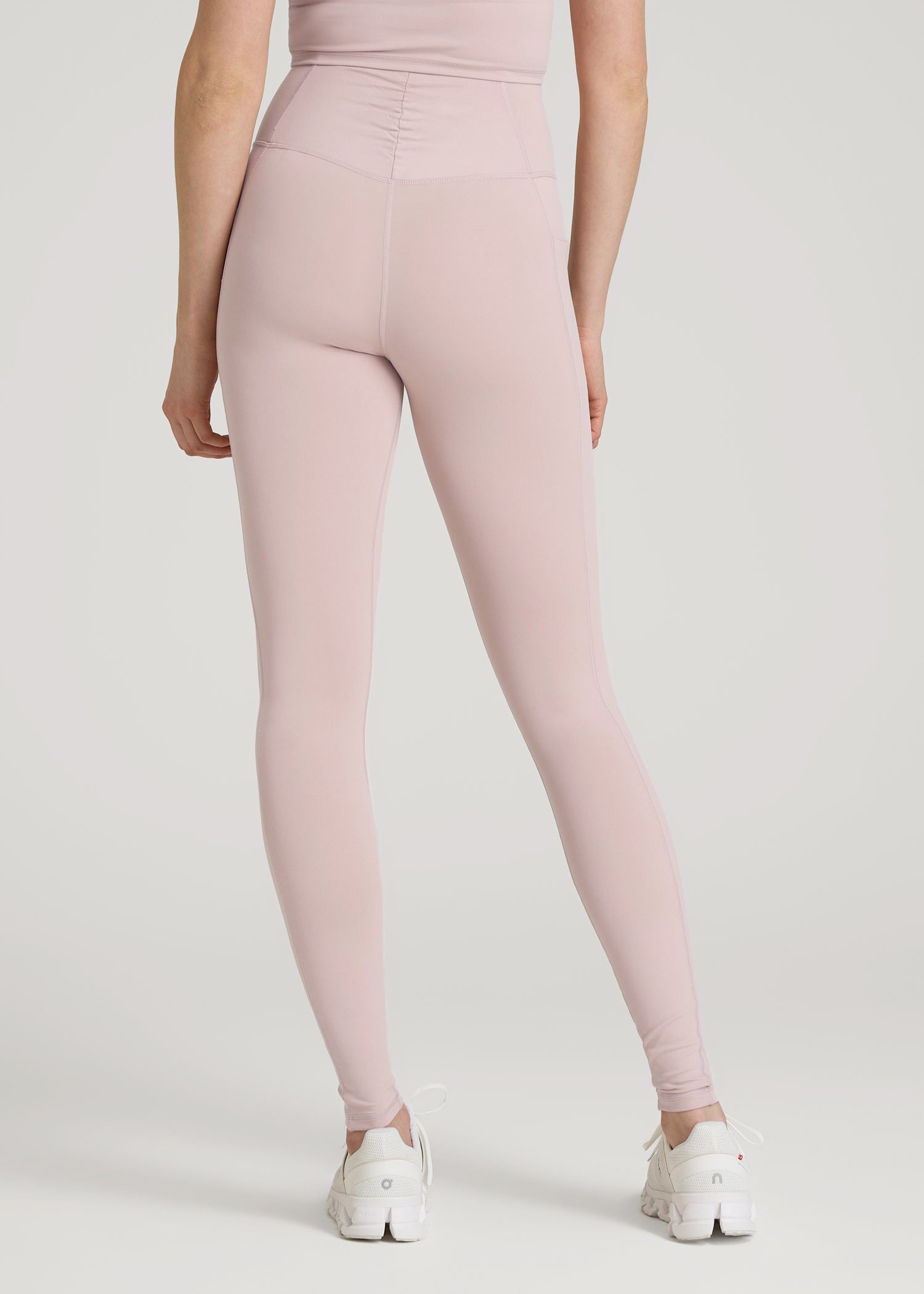 American Tall Women|Men Balance Cinched Back Pocket Legging for Tall Women in Desert Rose
