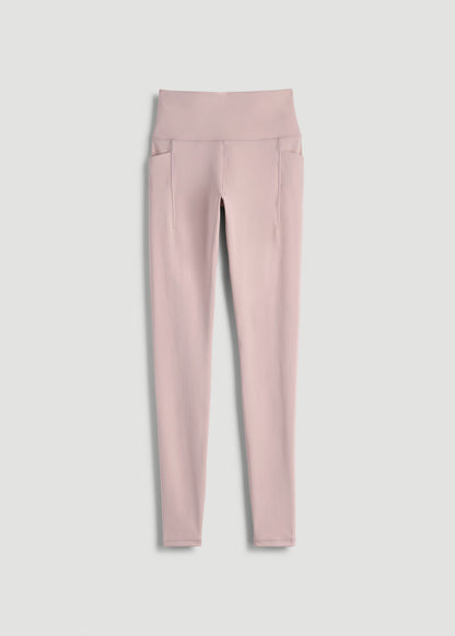 American Tall Women|Men Balance Cinched Back Pocket Legging for Tall Women in Desert Rose