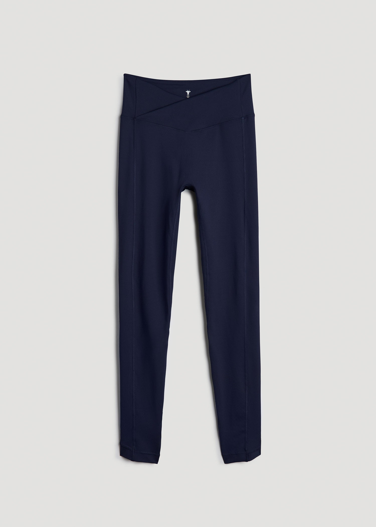 American Tall Women|Men Balance Cross Over Leggings for Tall Women in Dark Navy